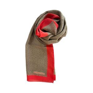 Borbonese Red Silk Women Women's Scarf